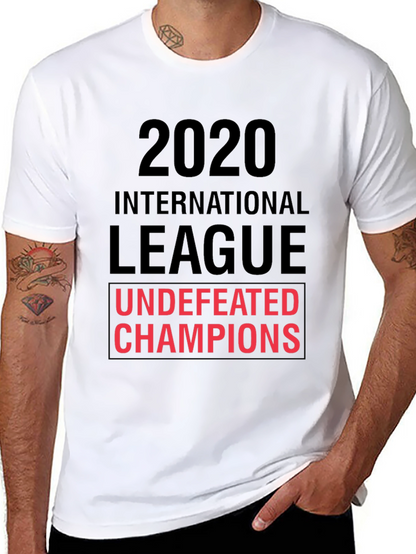 2020 International League Undefeated Champions Black T-Shirt
