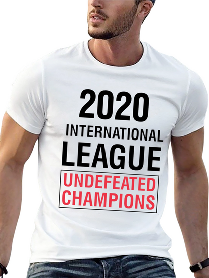 2020 International League Undefeated Champions Black T-Shirt