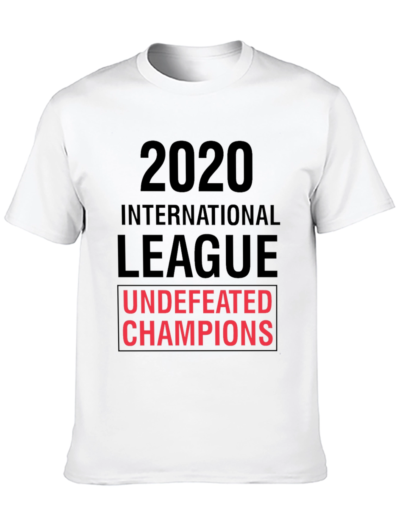 2020 International League Undefeated Champions Black T-Shirt