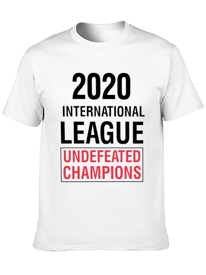 2020 International League Undefeated Champions Black T-Shirt