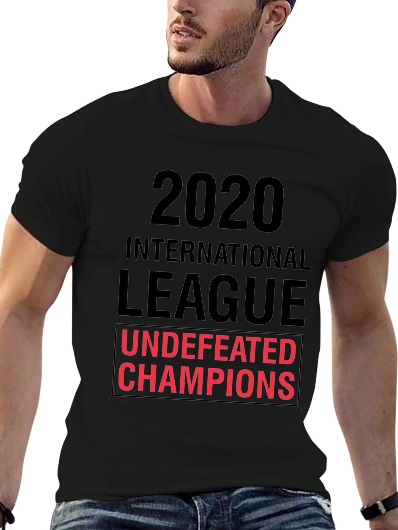 2020 International League Undefeated Champions Black T-Shirt