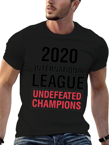 2020 International League Undefeated Champions Black T-Shirt