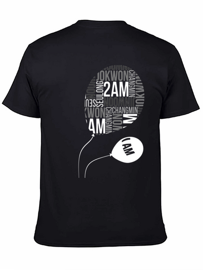 2AM Kpop Band Fan T-Shirt - Black Cotton Tee