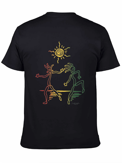 Rasta Dancers Black T-Shirt