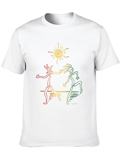 Rasta Dancers Black T-Shirt