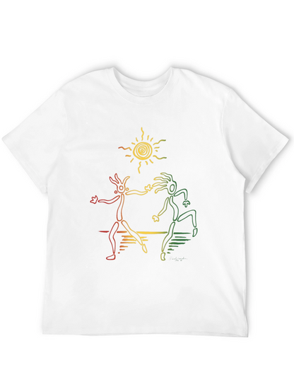 Rasta Dancers Black T-Shirt