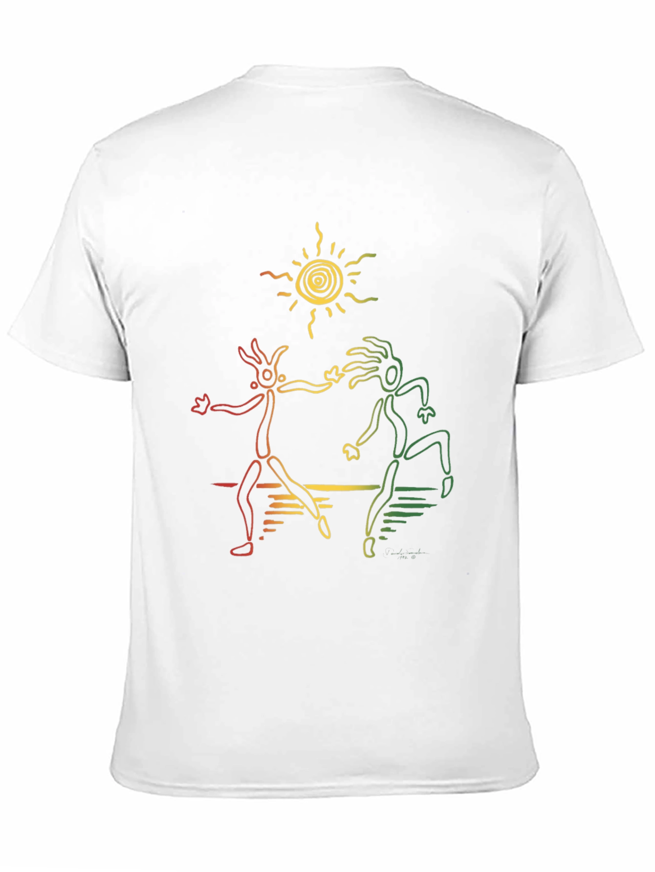 Rasta Dancers Black T-Shirt