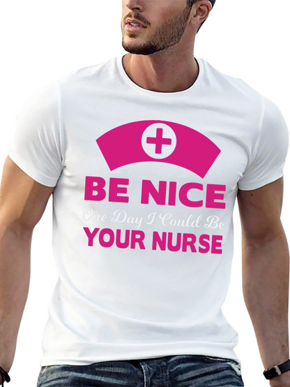 Be Nice Nurse Graphic T-Shirt