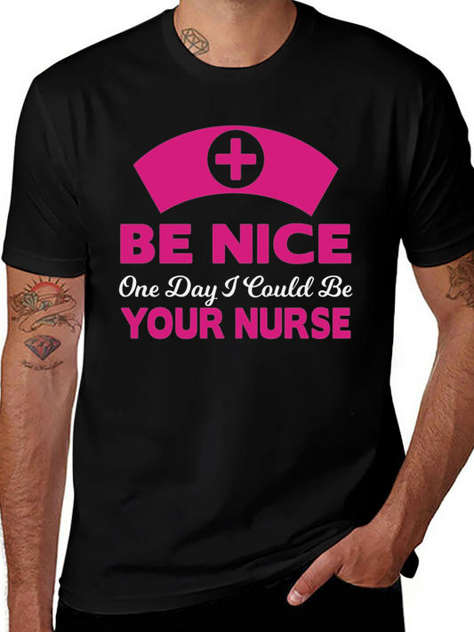 Be Nice Nurse Graphic T-Shirt