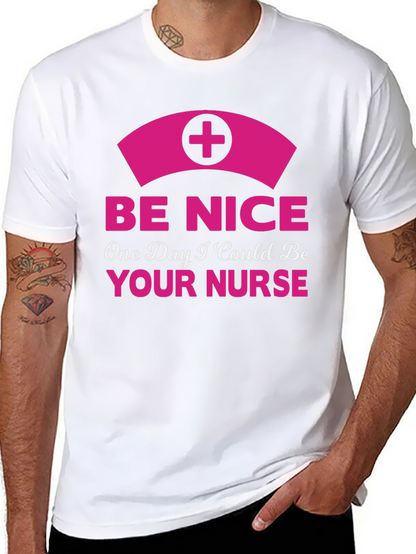 Be Nice Nurse Graphic T-Shirt