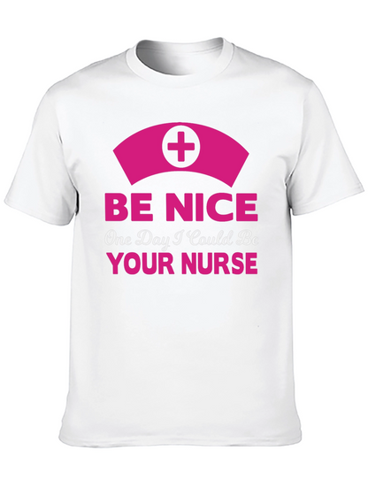 Be Nice Nurse Graphic T-Shirt