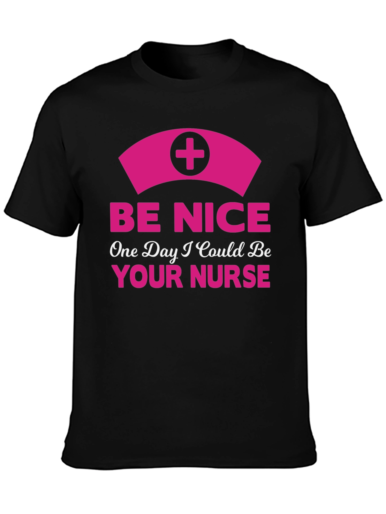 Be Nice Nurse Graphic T-Shirt