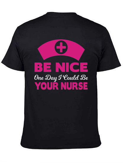Be Nice Nurse Graphic T-Shirt