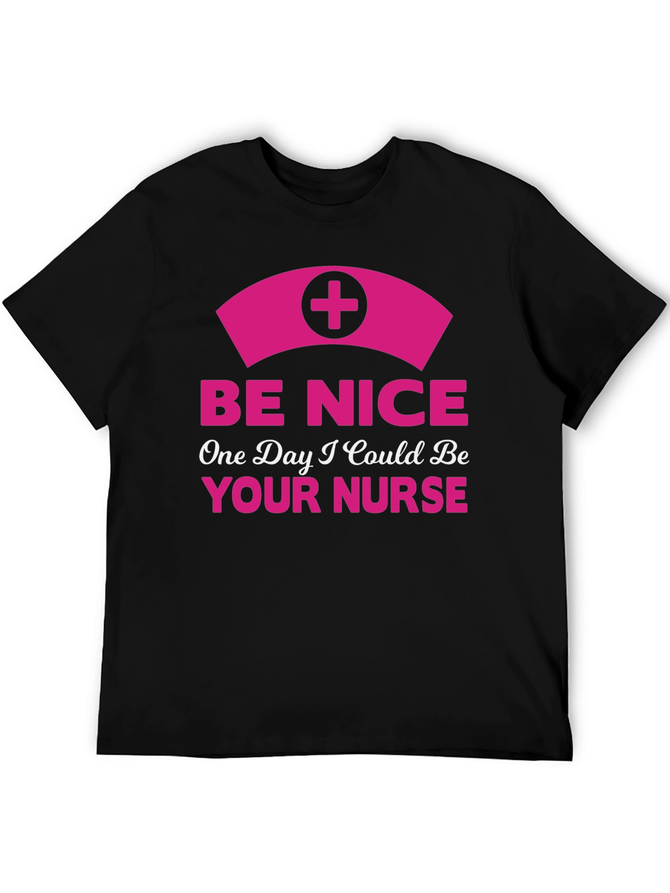 Be Nice Nurse Graphic T-Shirt