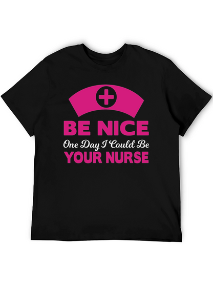 Be Nice Nurse Graphic T-Shirt