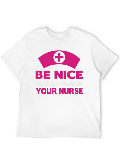 Be Nice Nurse Graphic T-Shirt