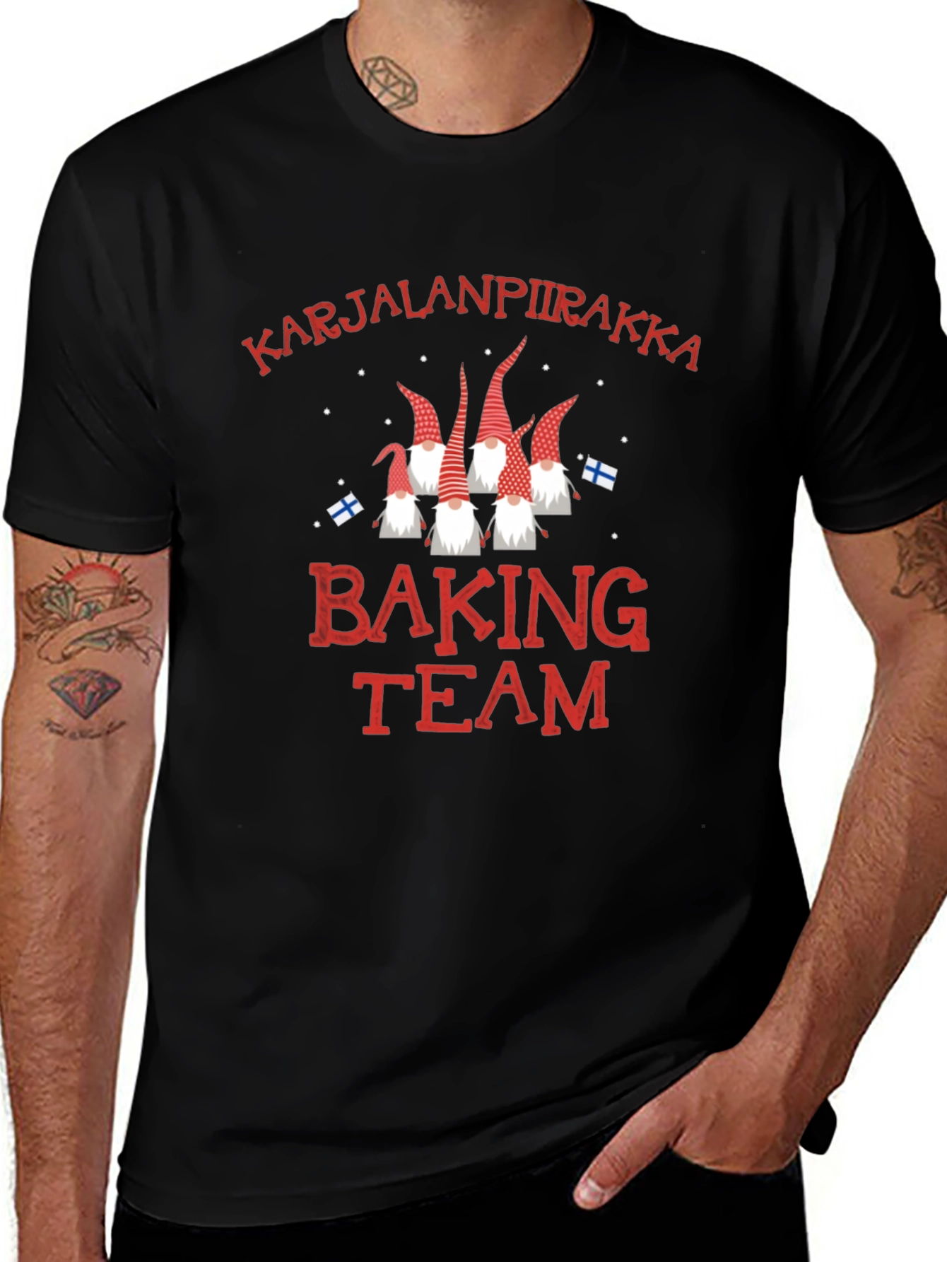 Karjalanpiirakka Baking Team T-Shirt