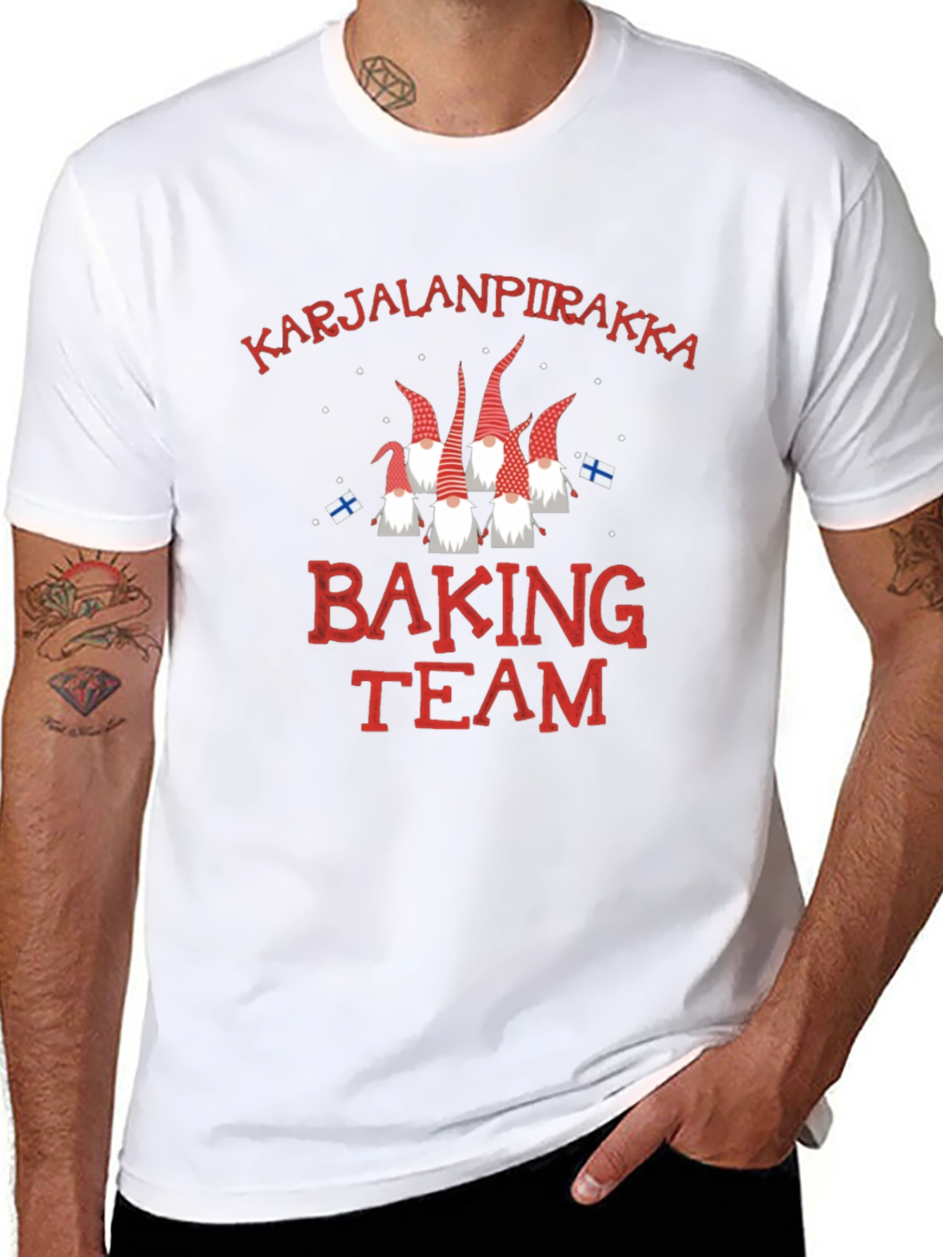 Karjalanpiirakka Baking Team T-Shirt
