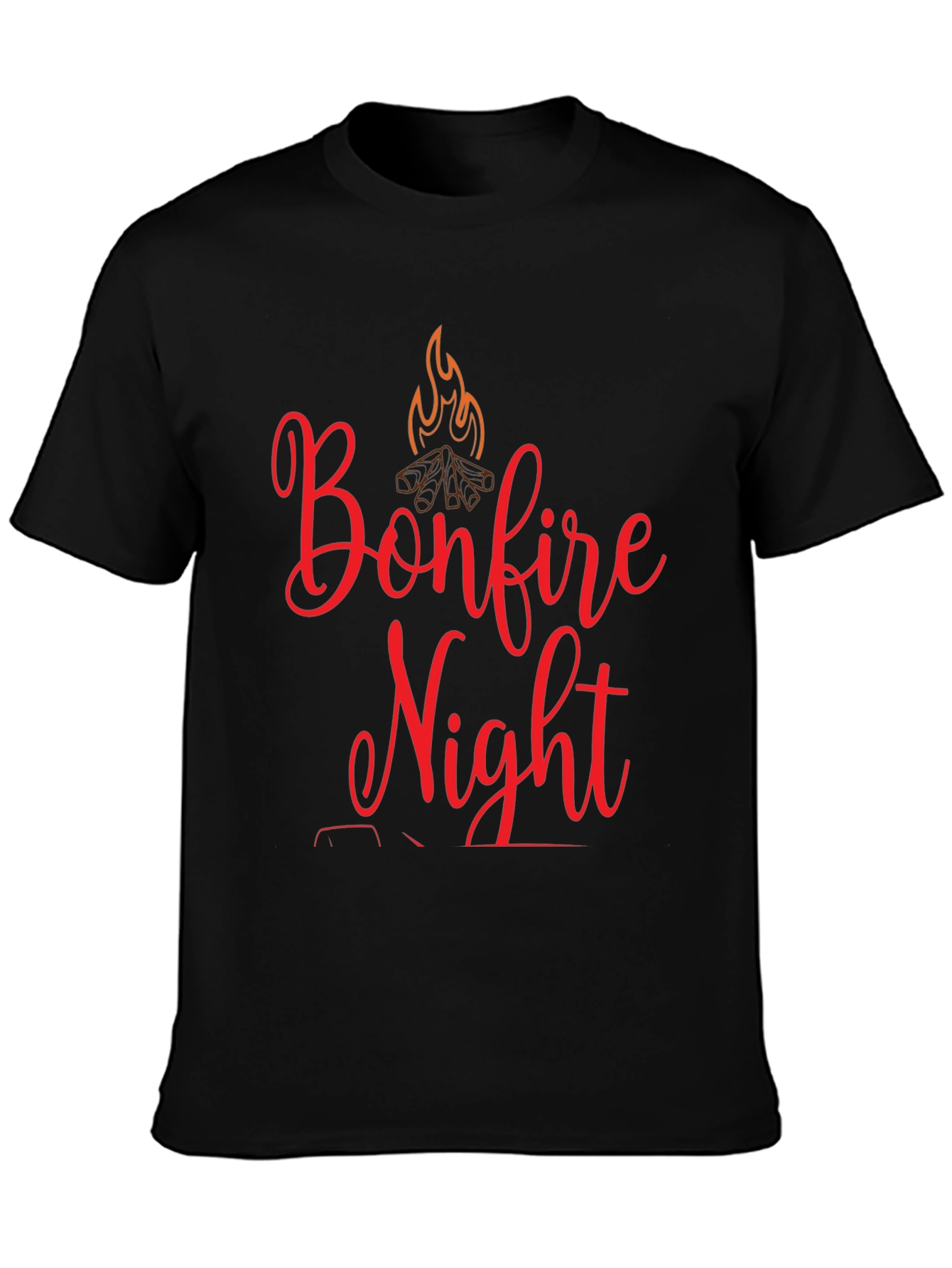 Bonfire Night Graphic Tee - Cozy Fall Vibes