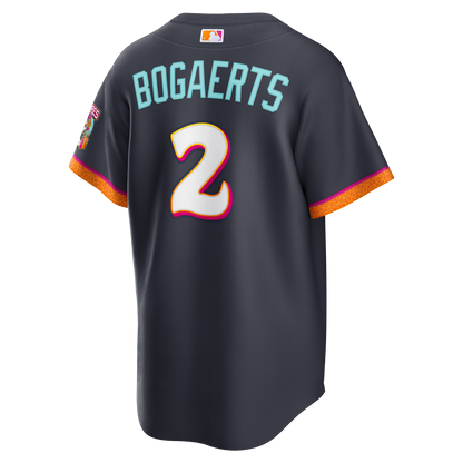 Xander Bogaerts San Diego Padres Nike 2026 City Connect Stadium Jersey - Obsidian