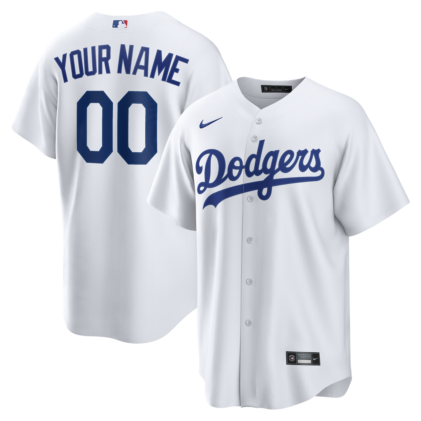 Los Angeles Dodgers Nike Home Replica Custom Jersey - White