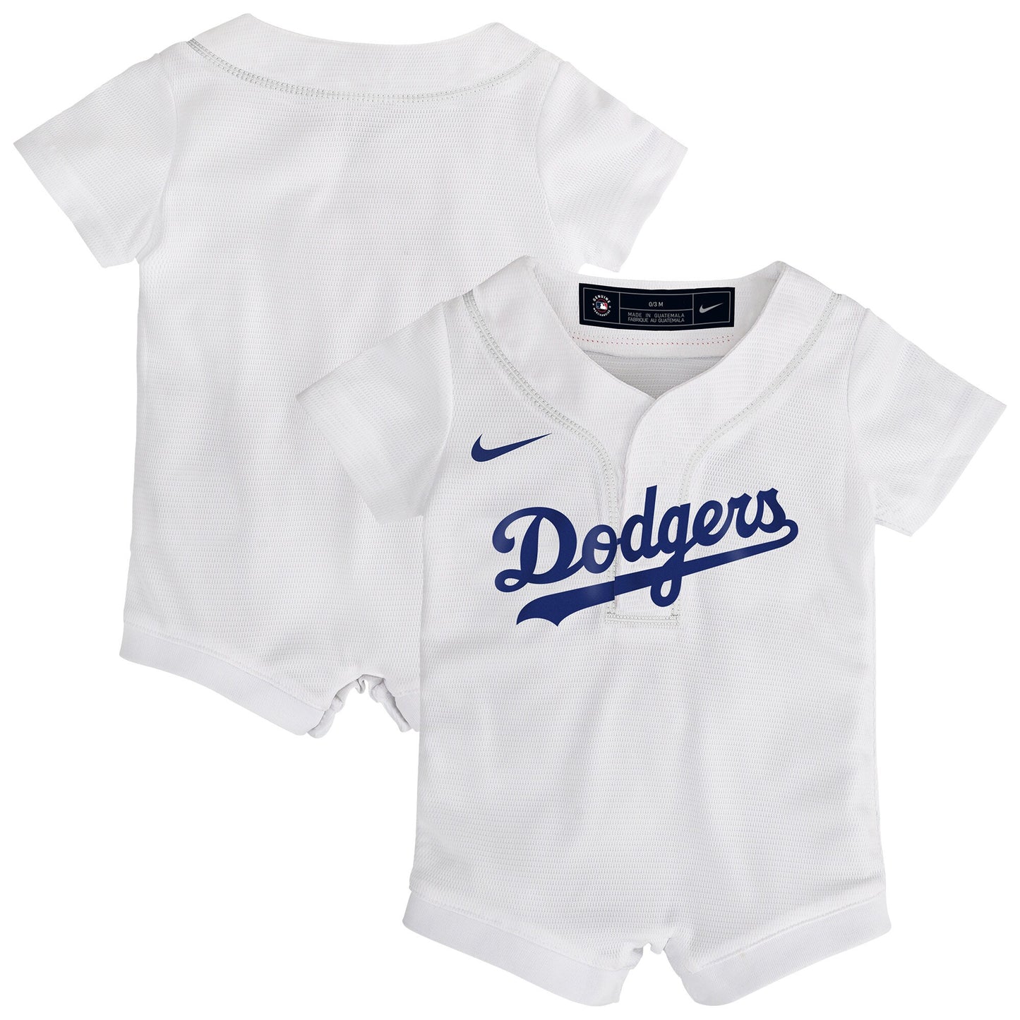 Los Angeles Dodgers Nike Infant Home Replica Romper Jersey - White