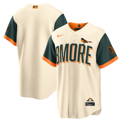Baltimore Orioles Nike 2026 City Connect Stadium Jersey - Cream