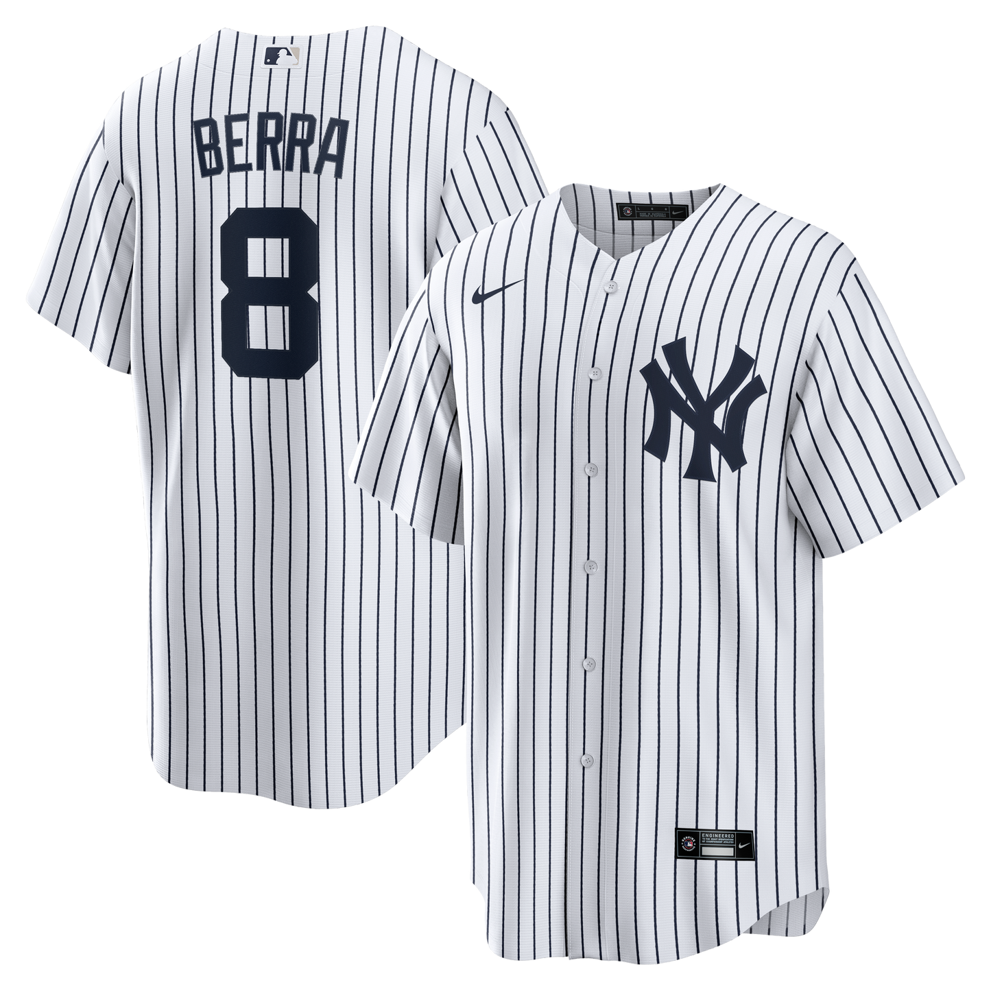 Yogi Berra New York Yankees Nike Home Retired Player Replica Jersey - White