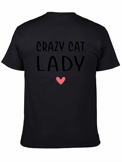 Crazy Cat Lady T-Shirt - Novelty Tee