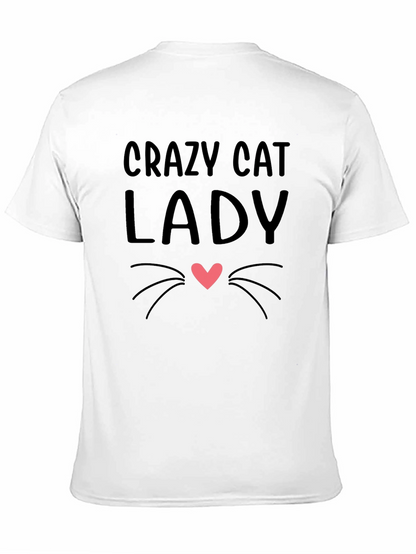 Crazy Cat Lady T-Shirt - Novelty Tee