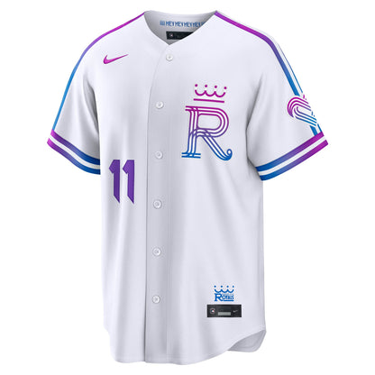 Maikel Garcia Kansas City Royals Nike 2026 City Connect Stadium Jersey - White