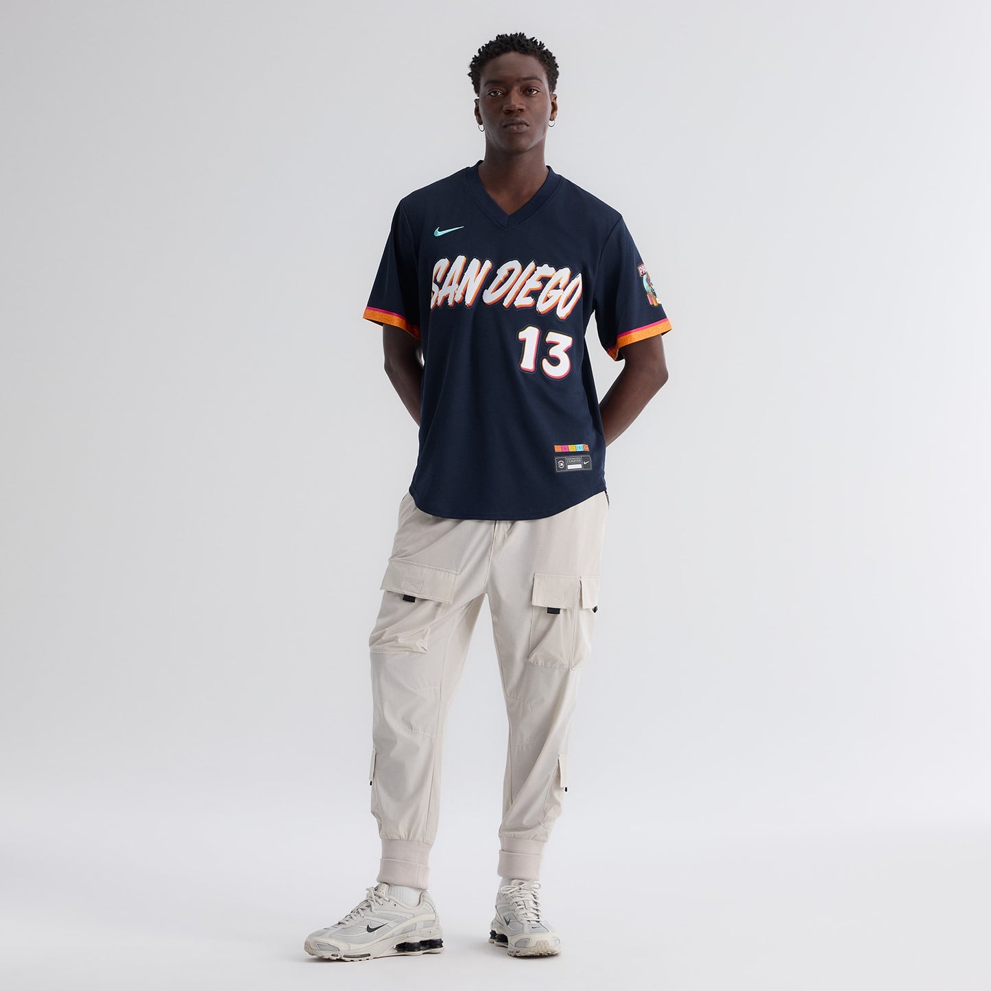 Manny Machado San Diego Padres Nike 2026 City Connect Stadium Jersey - Obsidian