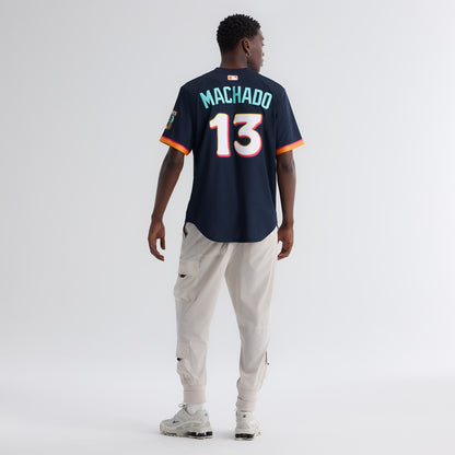 Manny Machado San Diego Padres Nike 2026 City Connect Stadium Jersey - Obsidian