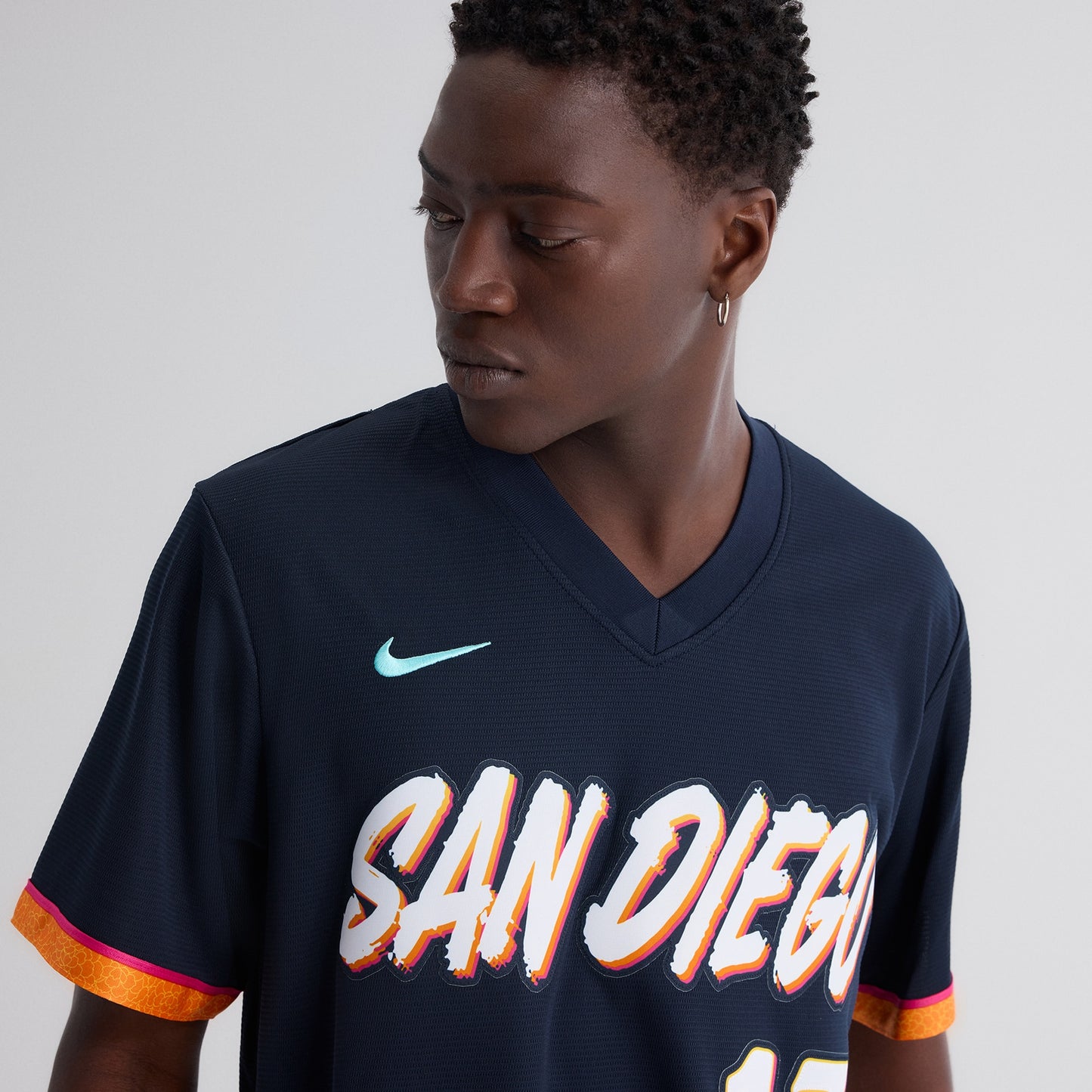 Manny Machado San Diego Padres Nike 2026 City Connect Stadium Jersey - Obsidian