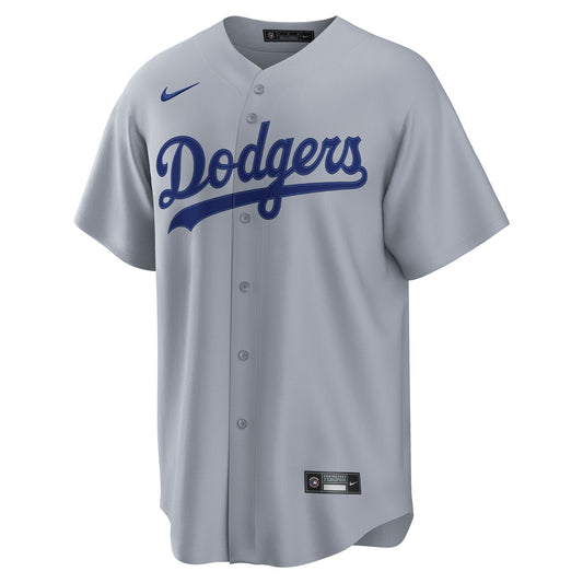 Yoshinobu Yamamoto Los Angeles Dodgers Nike Road Replica Jersey - Gray