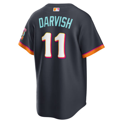 Yu Darvish San Diego Padres Nike 2026 City Connect Stadium Jersey - Obsidian