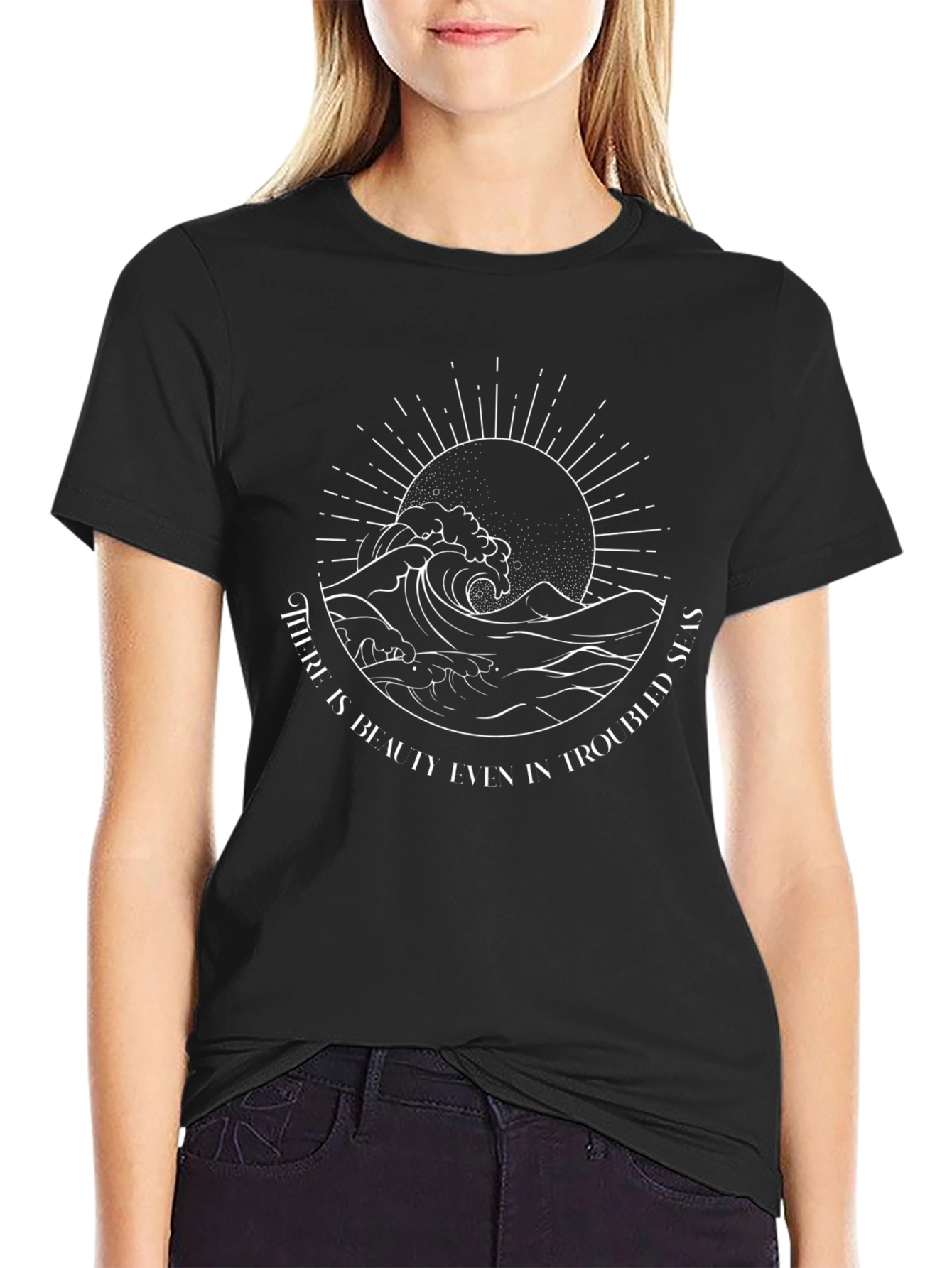 Troubled Seas Graphic Tee - Stylish Comfort