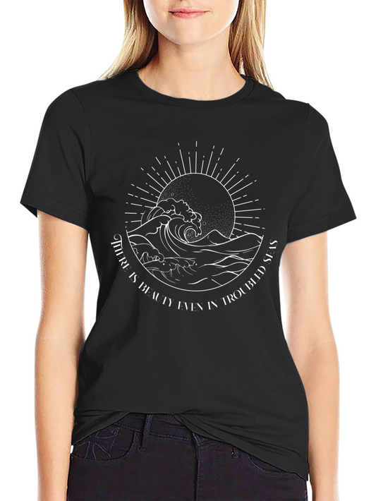 Troubled Seas Graphic Tee - Stylish Comfort