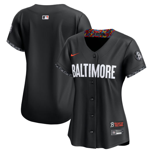 Baltimore Orioles Nike Women's City Connect Limited Jersey - Black