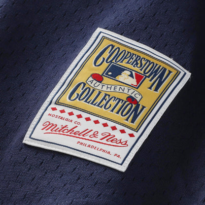 Mariano Rivera New York Yankees Mitchell &amp;amp; Ness Cooperstown Collection Mesh Batting Practice Button-Up Jersey - Navy