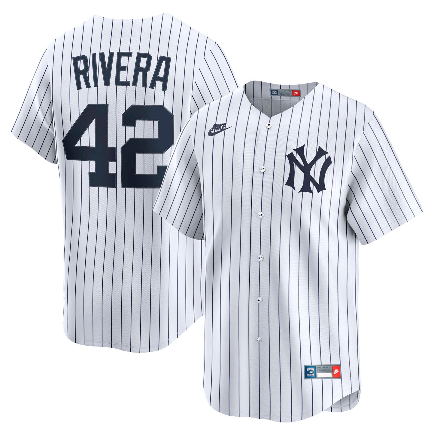 Mariano Rivera New York Yankees Nike Throwback Cooperstown Collection Limited Jersey - White