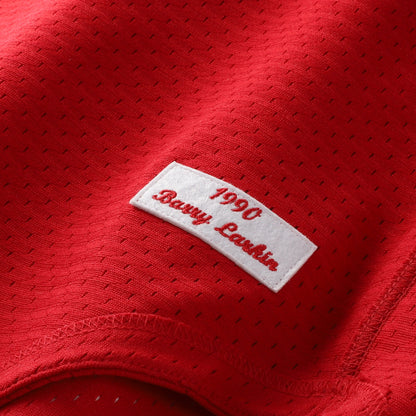 Barry Larkin Cincinnati Reds Mitchell &amp;amp; Ness Authentic Batting Practice Jersey - Red