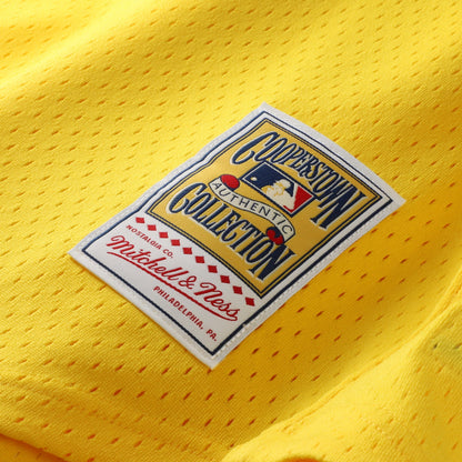 Mark McGwire Athletics Mitchell &amp;amp; Ness Authentic Batting Practice Jersey - Gold