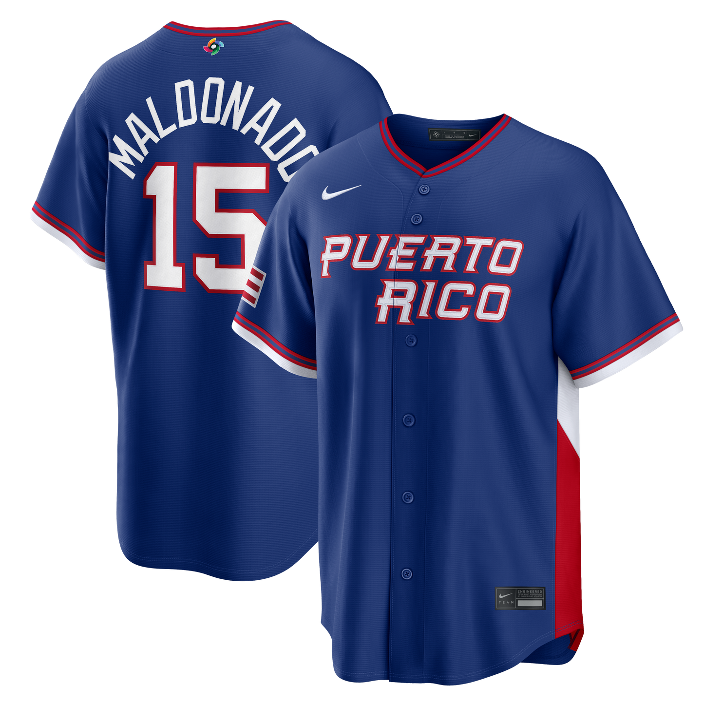 Martín Maldonado Puerto Rico Baseball Nike 2026 World Baseball Classic Road Stadium Jersey - Royal