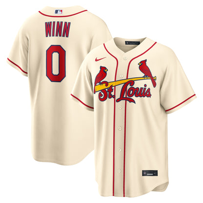 Masyn Winn St. Louis Cardinals Nike Alternate Replica Jersey - Cream