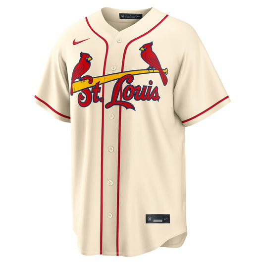 Masyn Winn St. Louis Cardinals Nike Alternate Replica Jersey - Cream