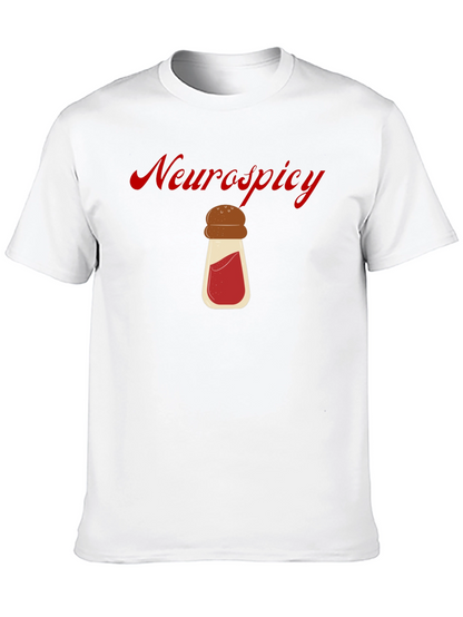 Neurospicy T-Shirt Black Cotton Graphic Tee