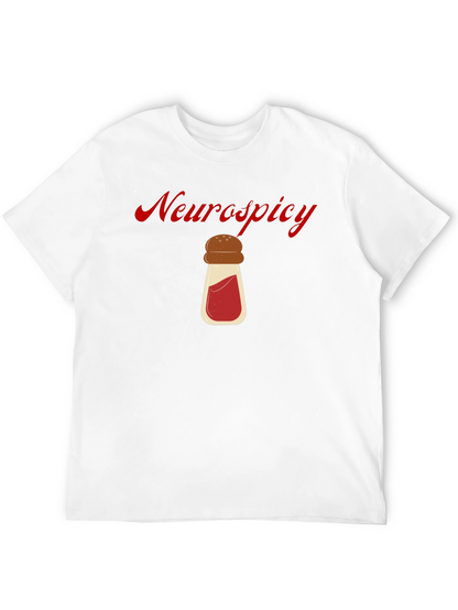 Neurospicy T-Shirt Black Cotton Graphic Tee