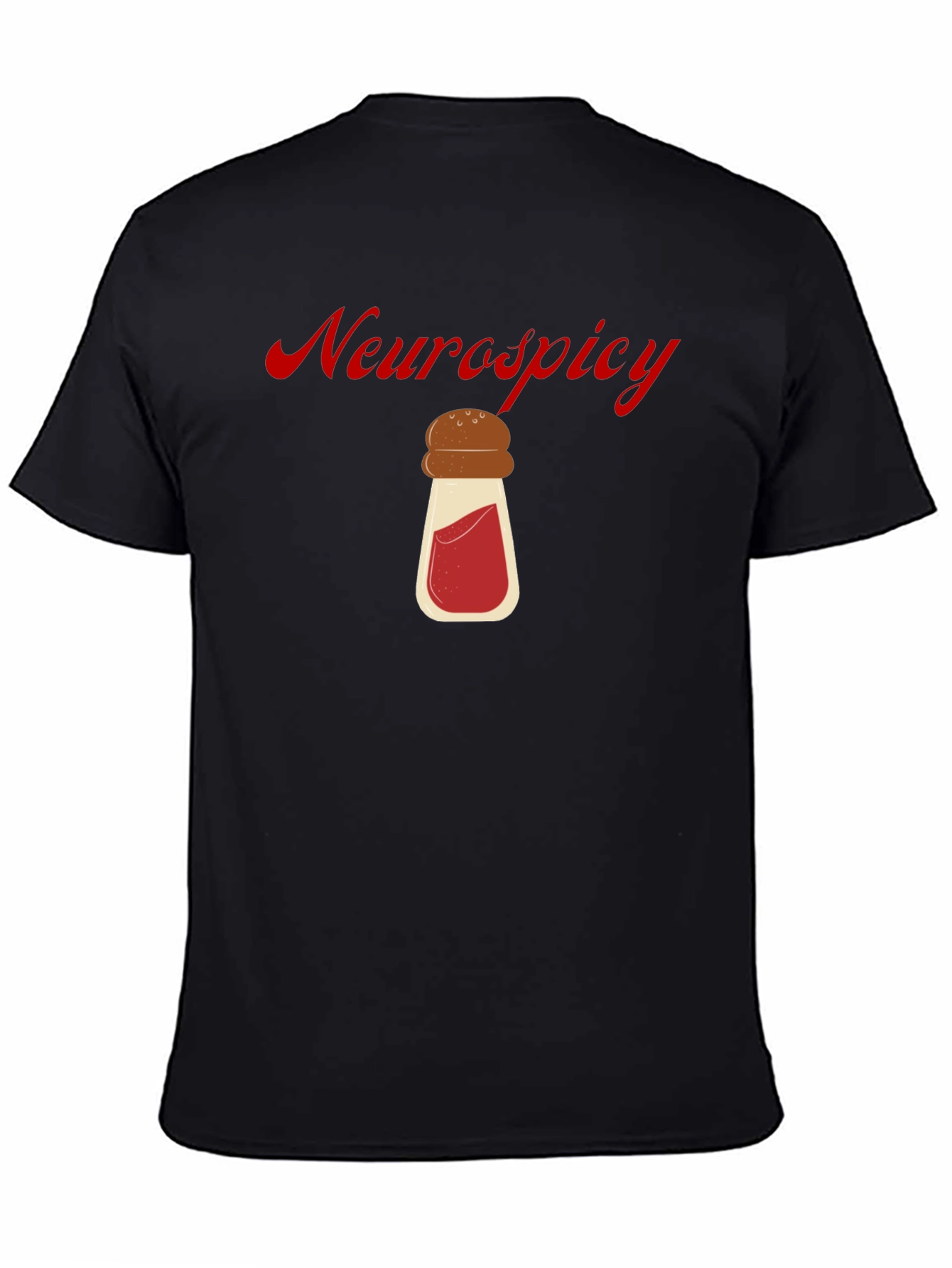 Neurospicy T-Shirt Black Cotton Graphic Tee