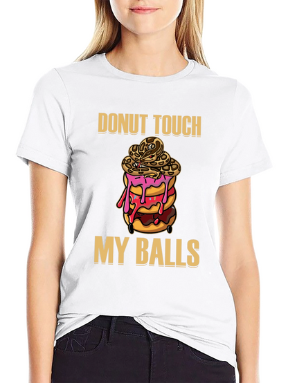 Donut Touch My Balls Snake T-Shirt